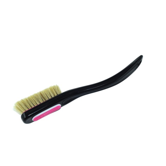 Change - Black Handle - White Bristles in Pink - White Ring