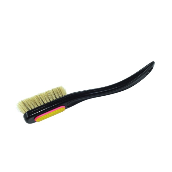 Change - Black Handle - White Bristles in Yellow - Pink Ring