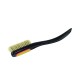 Change - Black Handle - White Bristles in Yellow - Pink Ring