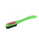 Change - Green Handle - Black Bristles in Pink - Yellow Ring 