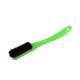 Change - Green Handle - Black Bristles in Pink - Yellow Ring 