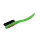 Change - Green Handle - Black Bristles in Pink - Yellow Ring 