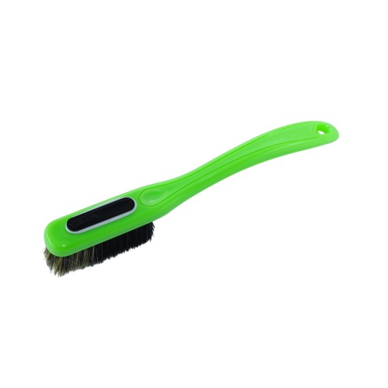 Change - Green Handle - Black/Mixed Bristles in Black - White Ring 