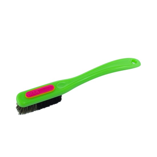 Change - Green Handle - Black/Mixed Bristles in Pink - Yellow Ring 