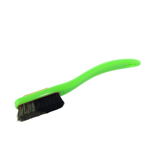 Change - Green Handle - Black/Mixed Bristles in Pink - Yellow Ring 