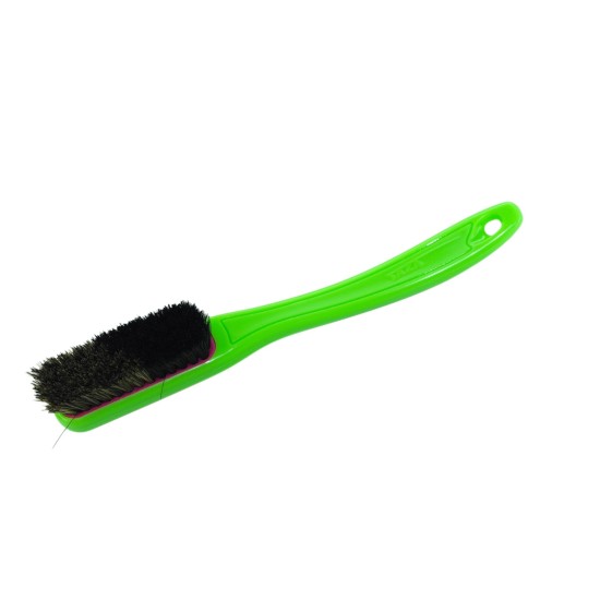 Change - Green Handle - Black/Mixed Bristles in Pink - Yellow Ring 