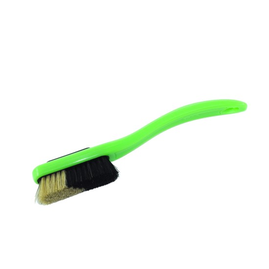 Change - Green Handle - Black/White Bristles in Black - Black Ring 