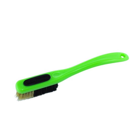 Change - Green Handle - Black/White Bristles in Black - Black Ring 