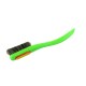 Change - Green Handle - Mixed Bristles in Yellow - Pink Ring