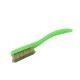 Change - Green Handle - White Bristles in White - Yellow Ring 