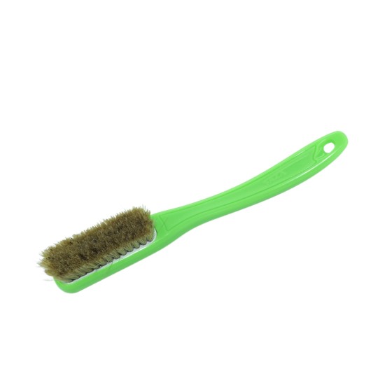 Change - Green Handle - White Bristles in White - Yellow Ring 