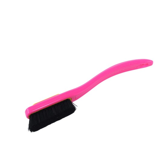 Change - Pink Handle - Black Bristles in Yellow - Pink Ring 