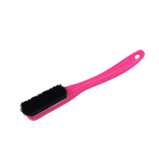 Change - Pink Handle - Black Bristles in Yellow - Pink Ring 
