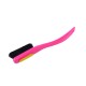 Change - Pink Handle - Black Bristles in Yellow - Pink Ring 