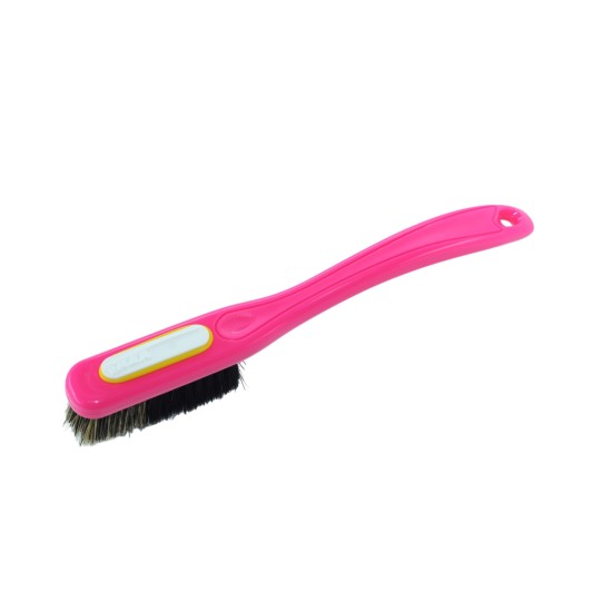 Change - Pink Handle - Black/Mixed Bristles in White - Yellow Ring -