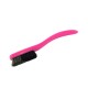 Change - Pink Handle - Black/Mixed Bristles in White - Yellow Ring -