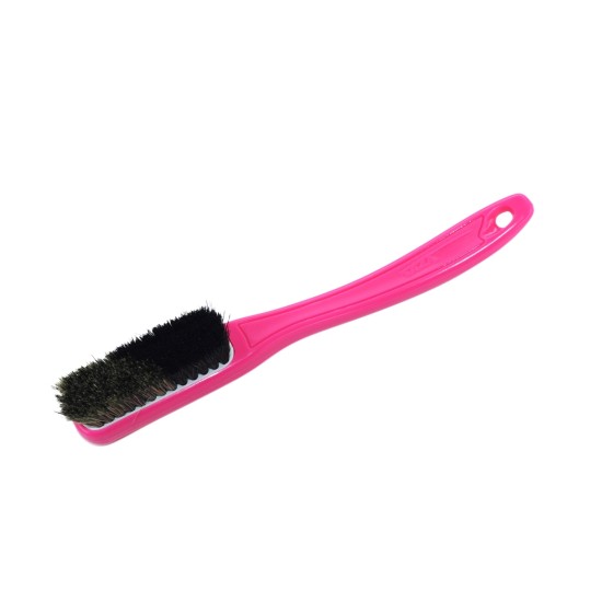 Change - Pink Handle - Black/Mixed Bristles in White - Yellow Ring -