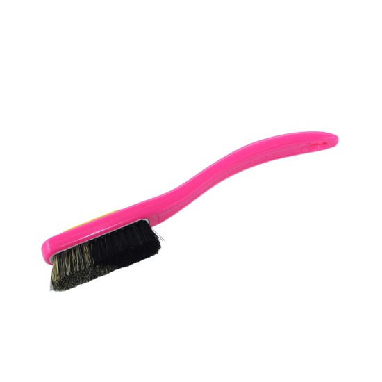 Change - Pink Handle - Black Bristles in Yellow - Pink Ring -