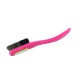 Change - Pink Handle - Black Bristles in Yellow - Pink Ring -