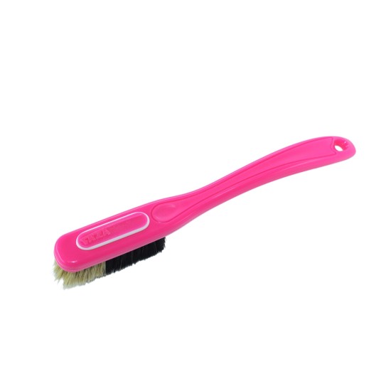 Change - Pink Handle - Black/White Bristles in Pink - White Ring -