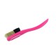 Change - Pink Handle - Black/White Bristles in Pink - White Ring -