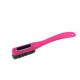 Change - Pink Handle - Mixed Bristles in Black - White Ring 