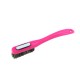 Change - Pink Handle - Mixed Bristles in White - Black Ring -