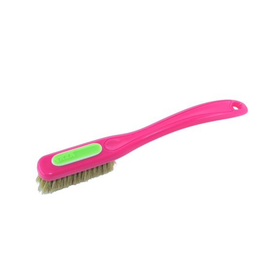 Change - Pink Handle - White Bristles in Green - White Ring -