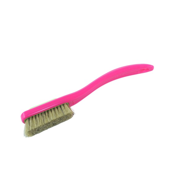 Change - Pink Handle - White Bristles in Green - White Ring -