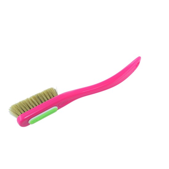 Change - Pink Handle - White Bristles in Green - White Ring -