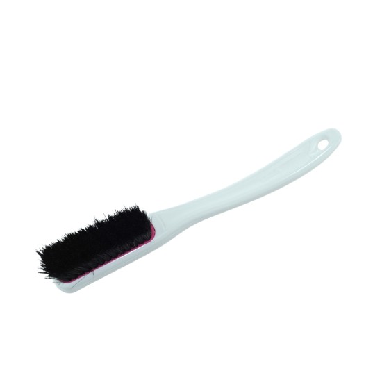 Change - White Handle - Black Bristles in Pink - White Ring 