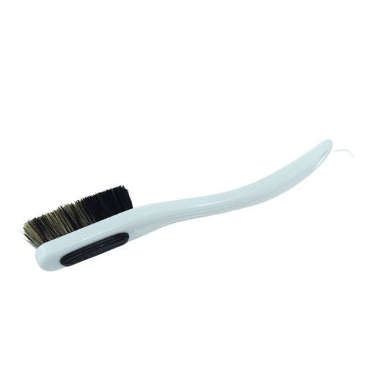 Change - White Handle - Black/Mixed Bristles in Black - Black Ring