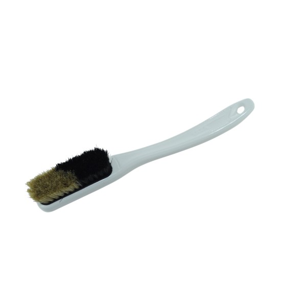 Change - White Handle - Black/White Bristles in Black - Pink Ring