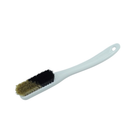 Change - White Handle - Black/White Bristles in White - Black Ring 