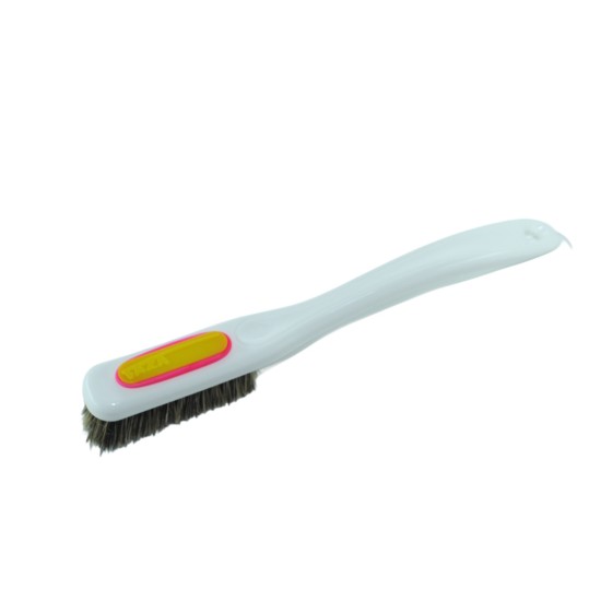 Change - White Handle - Mixed Bristles in Yellow - Pink Ring 