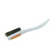 Change - White Handle - Mixed Bristles in Yellow - Pink Ring 