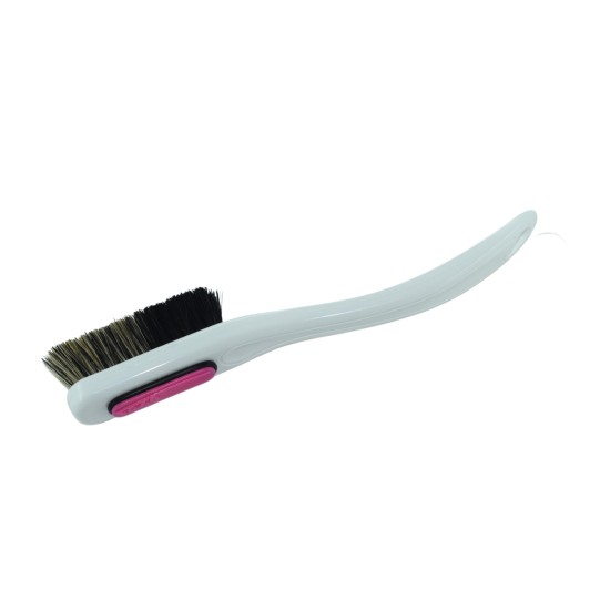 Change - White Handle - Mixed/White Bristles in Pink - Black Ring 