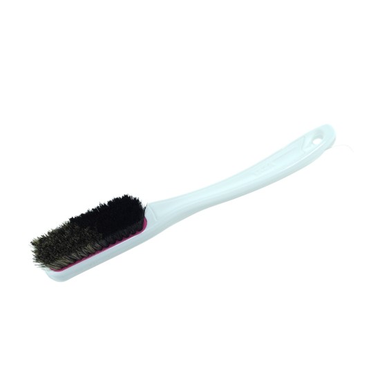 Change - White Handle - Mixed/White Bristles in Pink - Black Ring 