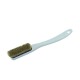 Change - White Handle - White Bristles in Black - Yellow Ring 