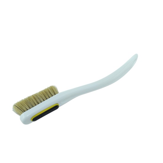 Change - White Handle - White Bristles in Black - Yellow Ring 
