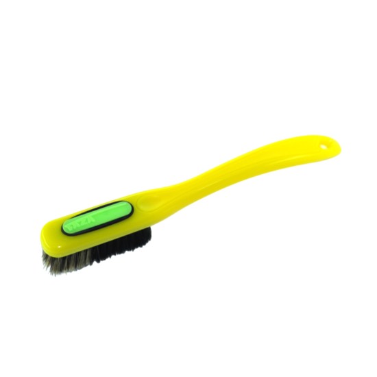 Change - Yellow Handle - Black/Mixed Bristles in Green  - Black Ring 