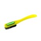 Change - Yellow Handle - Black/Mixed Bristles in Green  - Black Ring 