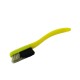 Change - Yellow Handle - Black/White Bristles in Green - White Ring 