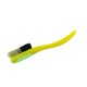 Change - Yellow Handle - Black/White Bristles in Green - White Ring 