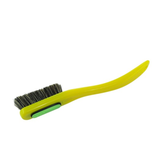 Change - Yellow Handle - Mixed Bristles in Green  - Black Ring 