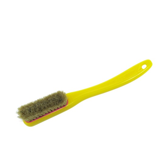 Change - Yellow Handle - White Bristles in Pink - Black Ring 