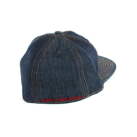 Fitted Jeans Hat (red logo)